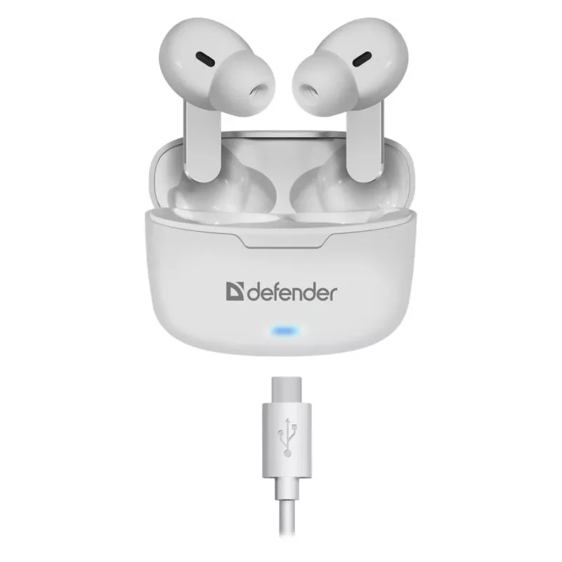 Slúchadlá Bluetooth Defender TWINS 903, biele