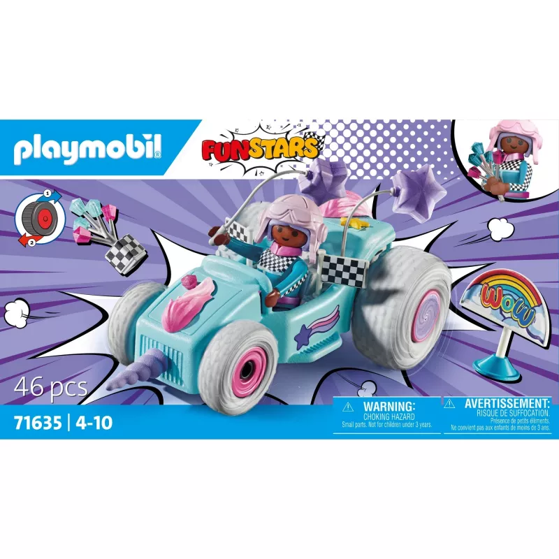 Sada hracích figúrok Funstars 71635 Racing Unicorn