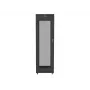 Rack LANBERG FF01-6842-23BL 42U voľne stojaci, 2127,5×600×800 mm, IP20, zámok na kľúč, kolieska