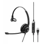EPOS IMPACT SC 230 USB MS II Mono USB-A headset s ovládaním hovorov na kábli Microsoft Certified (1000578)