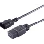 Napájací kábel S/CONN 60017 čierny 1,8 m IEC C14 IEC C19
