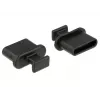 Ochranná krytka konektora samica DeLOCK 64013 USB Type-C čierna