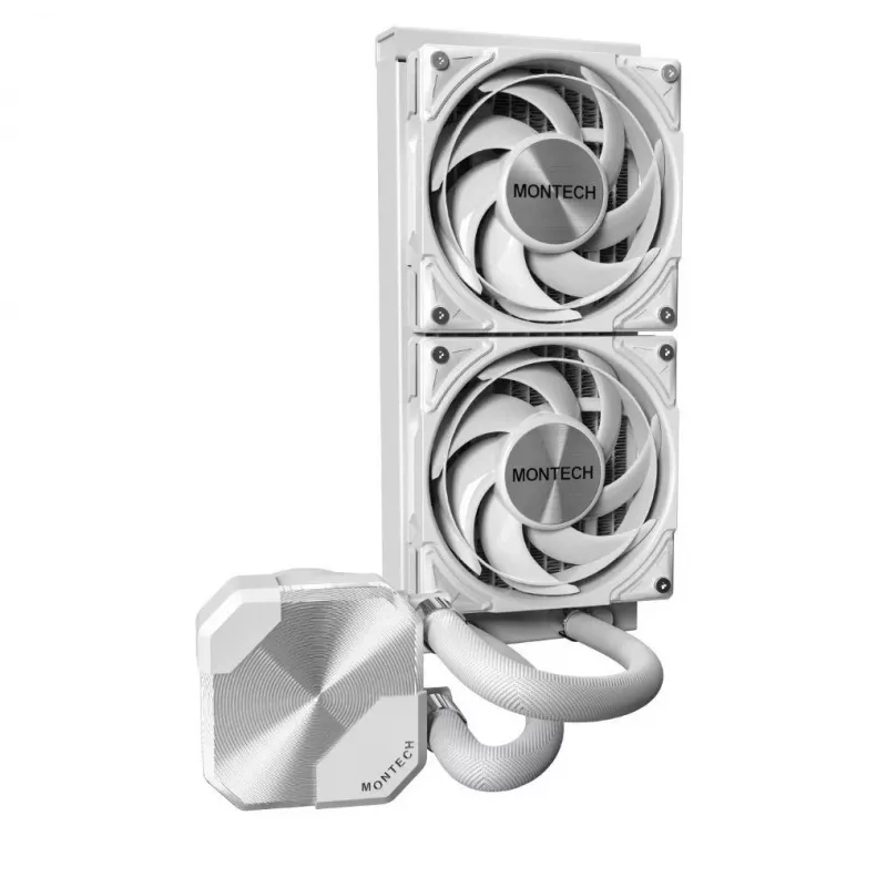 Montech HyperFlow Silent 240 procesorový All-in-One kvapalinový chladič 12 cm biely 1 ks