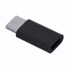 Savio AK-31 / B káblový interface/gender adaptér Micro USB USB 3.1 Type-C čierny