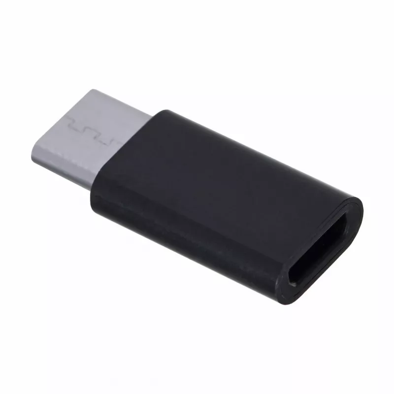 Savio AK-31 / B káblový interface/gender adaptér Micro USB USB 3.1 Type-C čierny