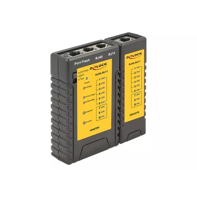 Delock tester káblov + Portfinder - sada sieťového testera (86407)