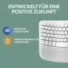 Logitech Wave Keys pre Mac klávesnica QWERTZ nemecká biela