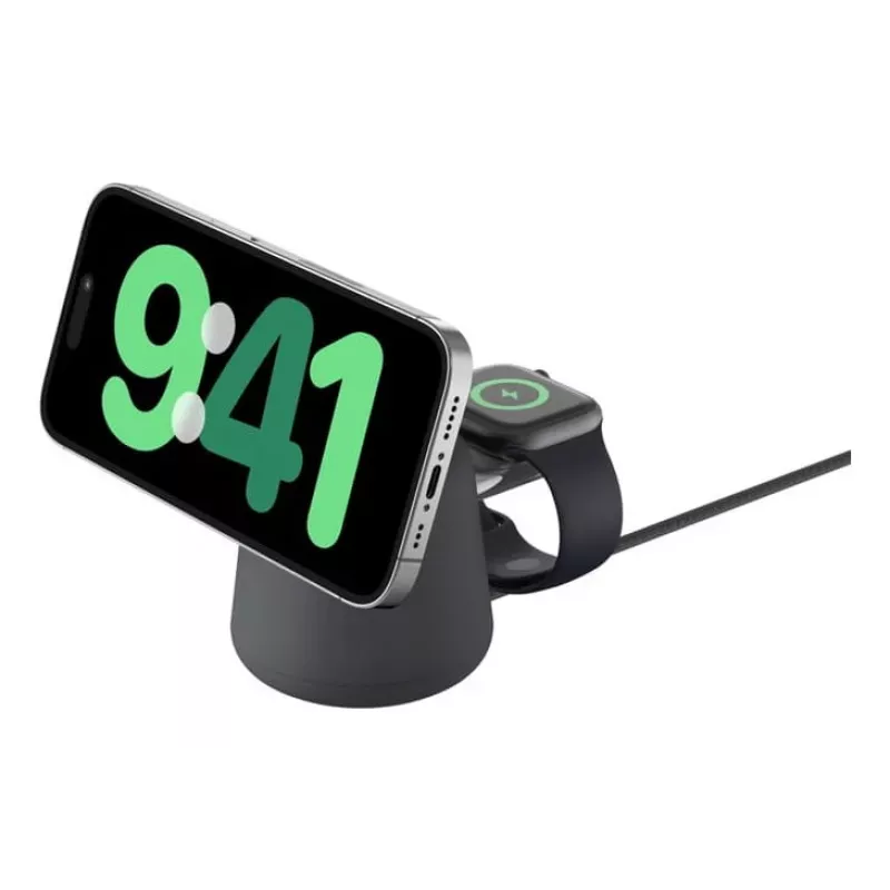Bezdrôtová nabíjačka Belkin WIZ027VFH36 2‑in‑1 magnetická Qi2 15W pre iPhone a Apple Watch