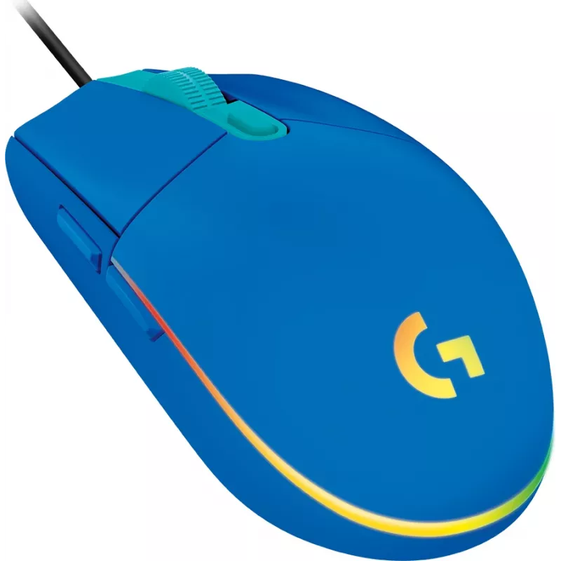 Logitech G102 LIGHTSYNC herná myš, modrá