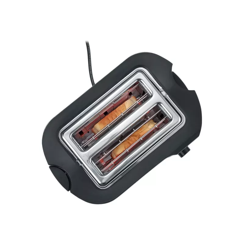 Severin 2589 2 plátky 800 W čierny, nehrdzavejúca oceľ