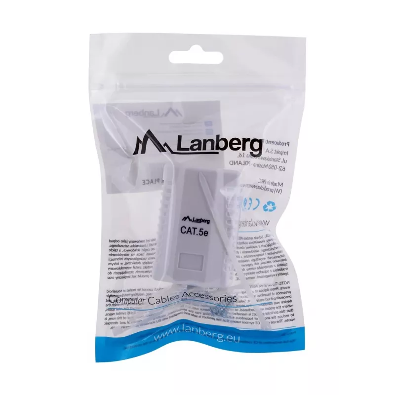 Lanberg OU5-0001-W zásuvka RJ-45 biela