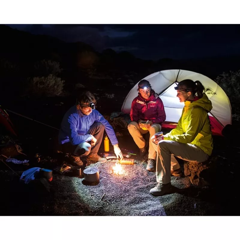 Čelová lampa Ledlenser H7R.2 čierna červená biela