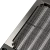 Radiátorový blok Aqua-Computer 33701 — hliník/meď/nerez, 160×140×40 mm, strieborný