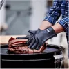 Weber 7017 silikónové grilovacie rukavice čierne
