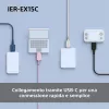 Sony IER-EX15C headset káblový in-ear hovory/hudba USB Type-C ružový