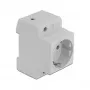 Zásuvka CEE 7/3 DeLOCK 11469 svetlosivá 250V 16A