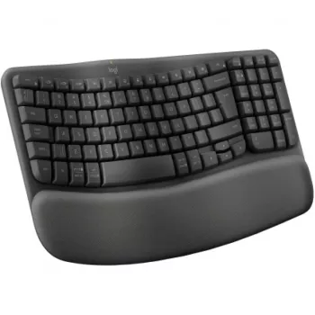Logitech Wave Keys klávesnica Office RF Wireless + Bluetooth QWERTY US International grafitová