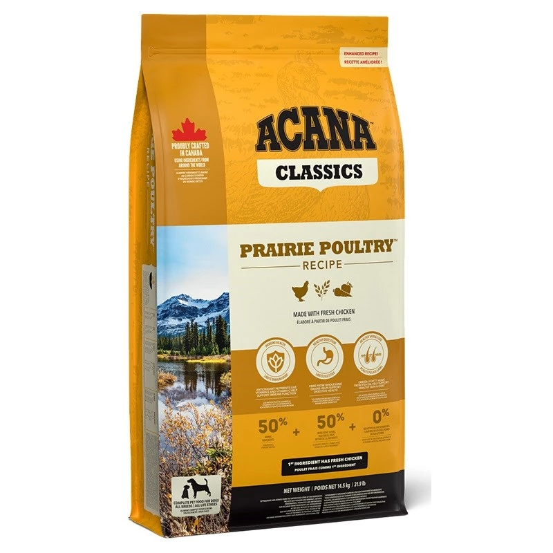 ACANA Classics Prairie Poultry - suché krmivo pre psy - 14,5 kg