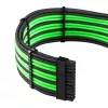 CableMod PRO ModMesh 12VHPWR sada predlžovacích káblov čierna/svetlozelená, 3-pin 16-pin sada
