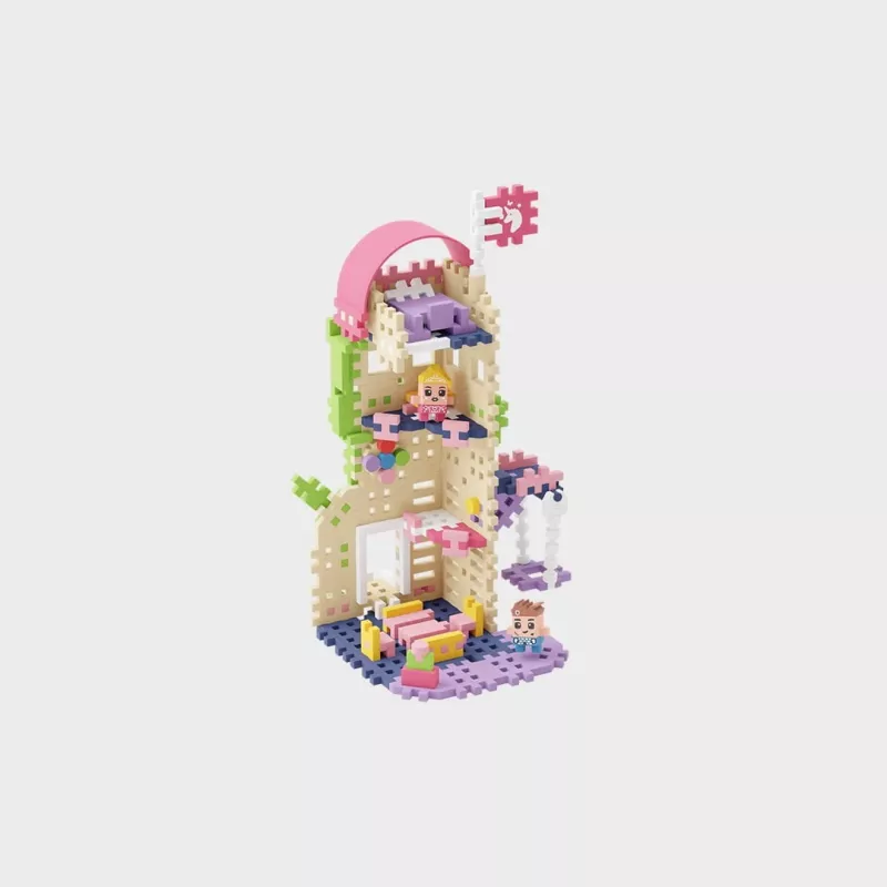 Marioinex Mini Waffle Princess Fantasy veža, stavebnica 148 dielikov