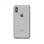 Mäkké puzdro Devia pre iPhone XS Max – TPU, strieborná, štíhle ochranné puzdro