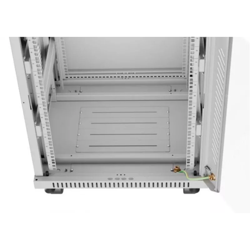 Lanberg FF01-6615-12SL racková skriňa 15U samostatne stojaci rack sivý