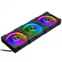 Phanteks D30 PH-F120D30_DRGB_PWM_BK01_3P 120 mm PWM D-RGB ventilátory do skrinky, Regular Airflow, 3 ks, čierne