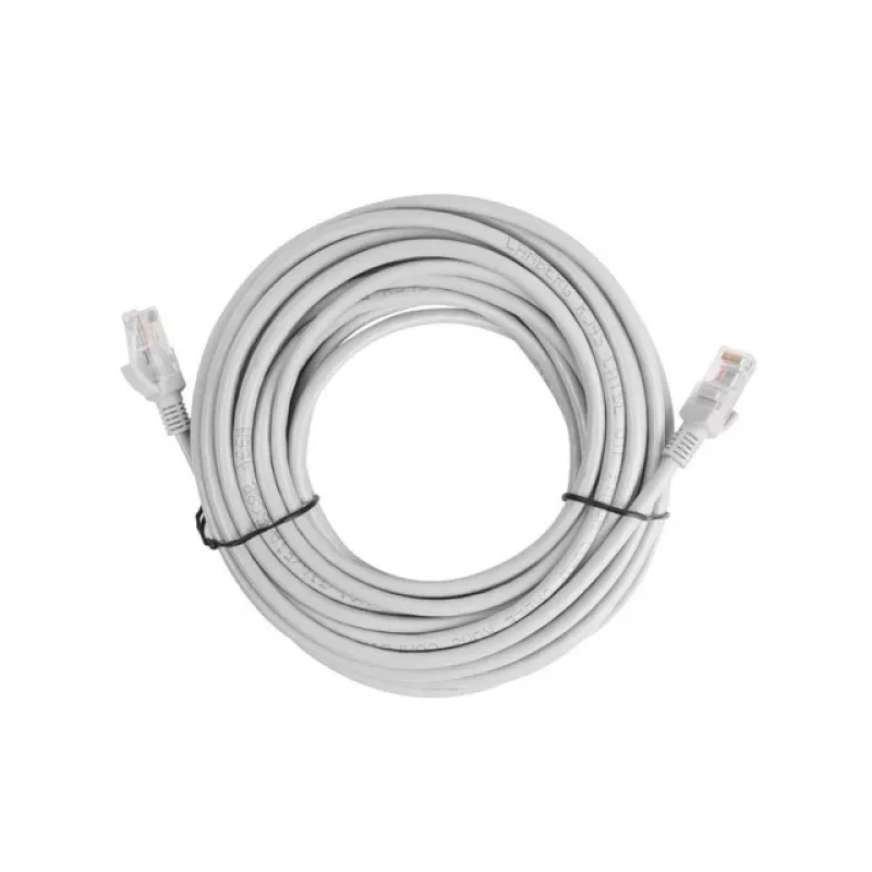 Sieťový kábel LANBERG PCU6-10CC-1500-S Cat6 U/UTP RJ-45 — 15 m, sivý