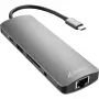Sharkoon USB 3.0 Type C Combo adaptér rozširujúce karty/adaptéry HDMI, RJ-45, USB 3.2 Gen 1 (3.1 Gen 1)