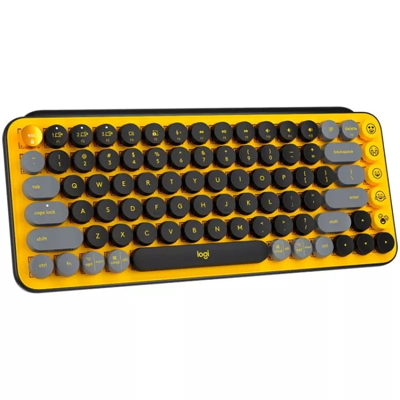 Logitech POP Keys Wireless Mechanical klávesnica Mini QWERTY Emoji Keys