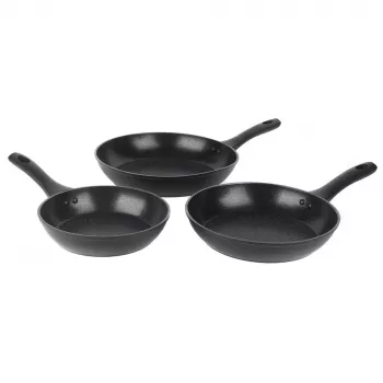 Sada panvíc na vyprážanie Salter BW08773 3-dielna — 20/24/28 cm nepriľnavé panvice na vyprážanie