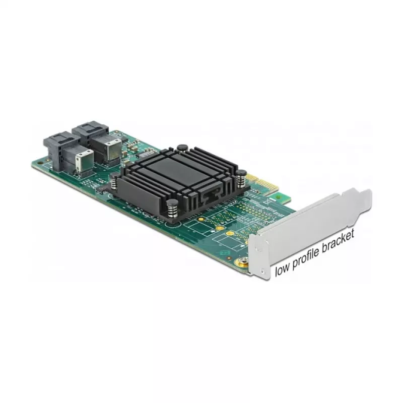 DeLOCK PCI Express x8 karta na 2 x interné SFF-8643 NVMe Low Profile formát