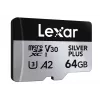 MicroSD karta Lexar 64 GB UHS-I trieda 3 SILVER PLUS