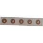RFID NFC bezpečnostné etikety SCOT NTAG213 18 mm transparentné, balenie 10 ks