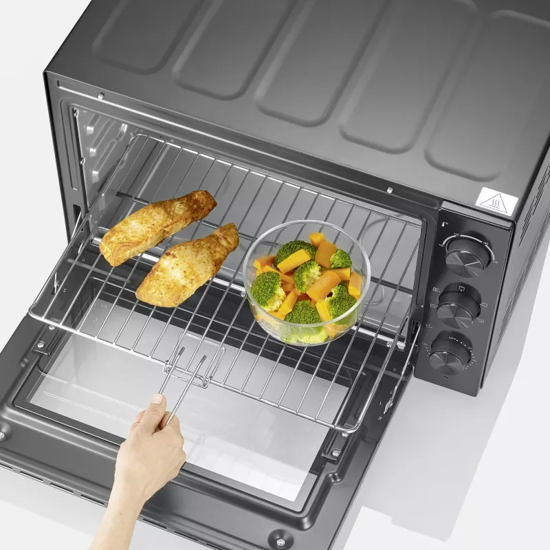 Samostatná stolová elektrická rúra SEVERIN TO 2076 — 46 l, 1800 W, samostatná, čierna, 515×420×365 mm