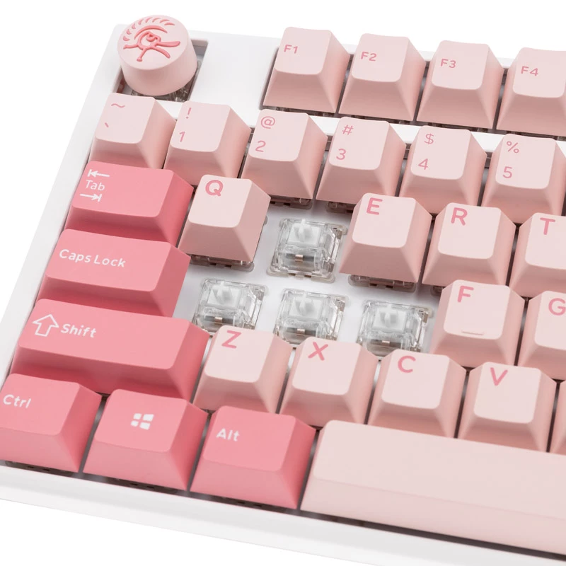 Ducky One 3 Gossamer Pink klávesnica Gaming USB US anglická ružová, biela