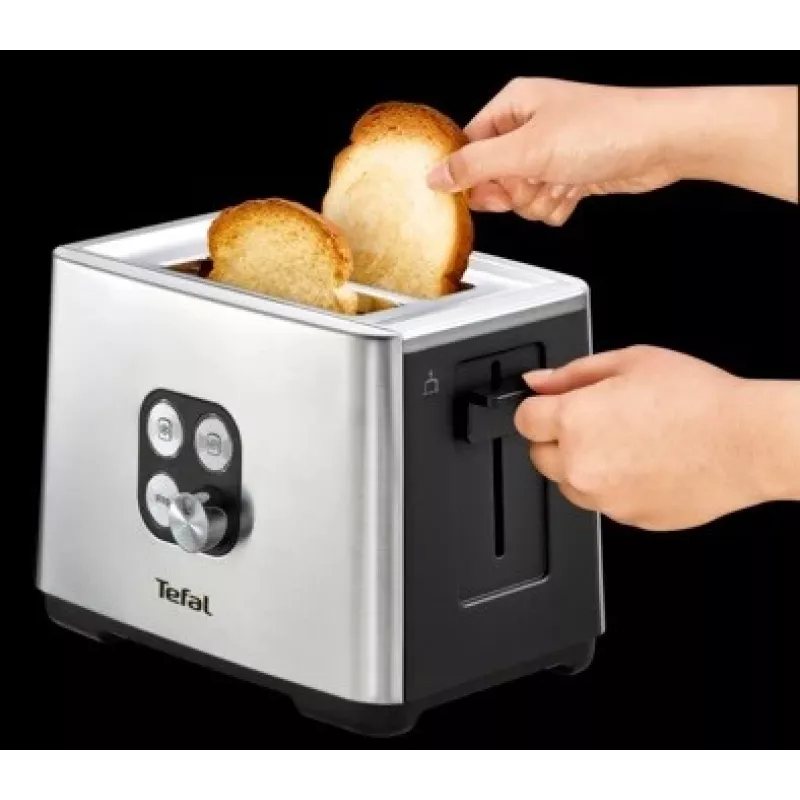 Tefal Equinox TT420D 7 2 plátok(y) čierna, nehrdzavejúca oceľ