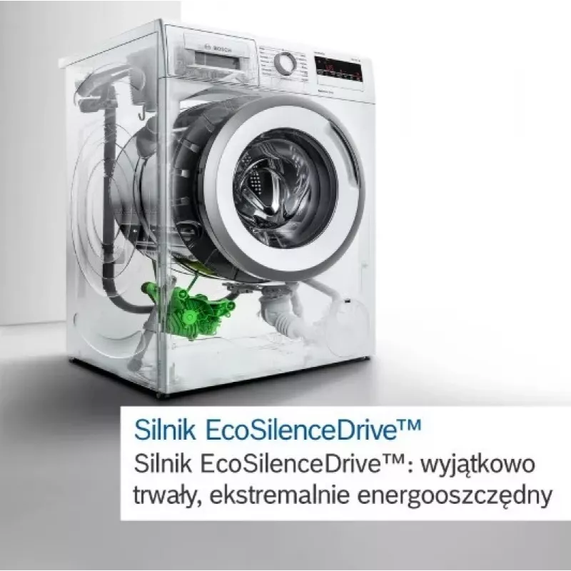 Práčka s predným plnením Bosch WGE02201PL — 8 kg, 1200 ot/min, 55 l bubon, LED displej, invertor