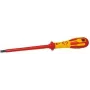 Skrutkovač c.k tools Dextro 4 x 100 mm, plochá čepeľ, izolovaná rukoväť