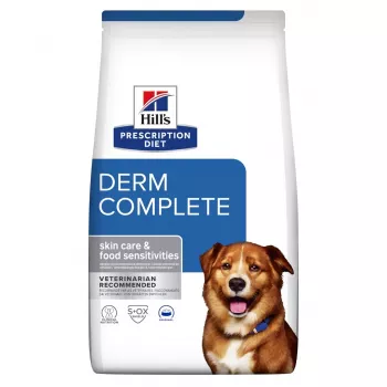 HILL'S Prescription Diet Derm Complete Canine - suché krmivo pre psy - 12 kg