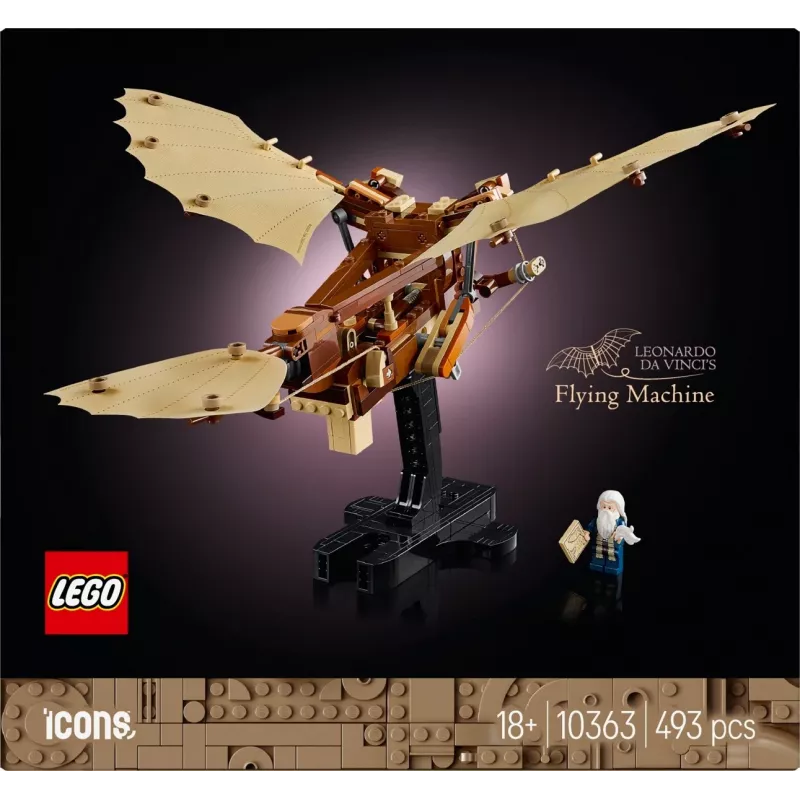 LEGO ICONS 10363 Leonardo da Vinciho lietajúci stroj