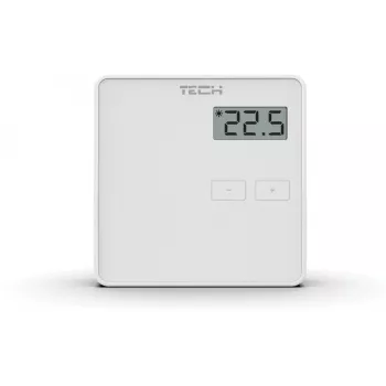 Káblový priestorový regulátor TECH ST-294V1 biely — nástenný termostatický regulátor