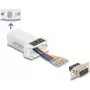 DeLOCK 67078 káblový adaptér D-Sub 9 RJ12 biely