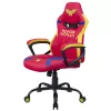 PC herná stolička Subsonic SA5573-W1 čalúnené sedadlo modrá červená žltá