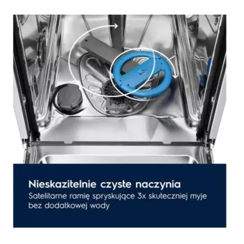 Vstavaná umývačka riadu Electrolux EES48401L — 600 mm, 13–14 súprav riadu, energetická trieda A, 10,5 l/cyklus