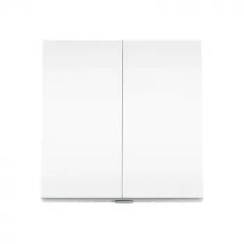 TP-Link Tapo Smart Light Switch 2-Gang 1-Way, Tilt, biely, 91.5 mm, 100.5 mm, 55.5 mm, 200 g