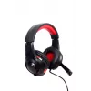 Káblový herný headset GEMBIRD GHS-U-5.1-01 — Over-Ear, podpora 5.1, 20–20 000 Hz, 2 m kábel, červená/čierna