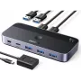 KVM USB prepínač UGREEN CM662 2x4 výstup, čierny