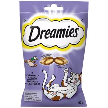 Dreamies mačacie maškrty Duck Snacks 60 g