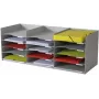 Organizér na stôl PaperFlow 535.02 sivý